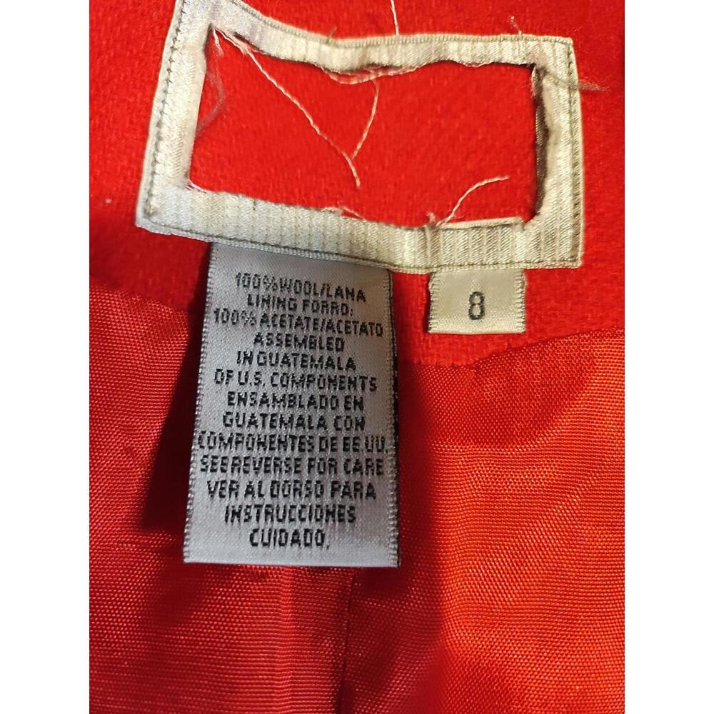 Women's Red Single-Button Blazer - image 7